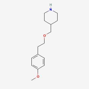 4-{[(4-Methoxyphenethyl)oxy]methyl}piperidine