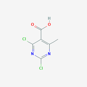 molecular formula C6H4Cl2N2O2 B3168916 2,4-Dichloro-6-methylpyrimidine-5-carboxylic acid CAS No. 933702-99-9