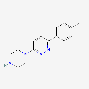 3-(4-Methylphenyl)-6-(piperazin-1-yl)pyridazine