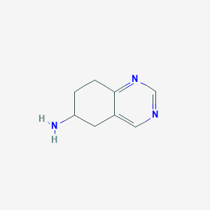 molecular formula C8H11N3 B3168969 6-氨基-5,6,7,8-四氢喹唑啉 CAS No. 933726-35-3