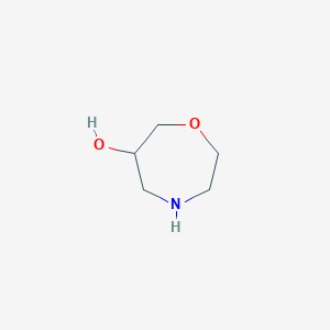 molecular formula C5H11NO2 B3169006 1,4-恶杂环己烷-6-醇 CAS No. 933739-97-0