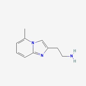 2-{5-Methylimidazo[1,2-a]pyridin-2-yl}ethan-1-amine