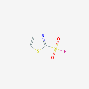 molecular formula C3H2FNO2S2 B3169039 Thiazole-2-sulfonyl fluoride CAS No. 934236-38-1