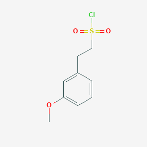 molecular formula C9H11ClO3S B3169045 2-(3-Methoxyphenyl)ethane-1-sulfonyl chloride CAS No. 93427-25-9