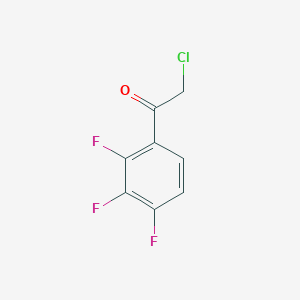 molecular formula C8H4ClF3O B3169060 Ethanone, 2-chloro-1-(2,3,4-trifluorophenyl)- CAS No. 934361-13-4