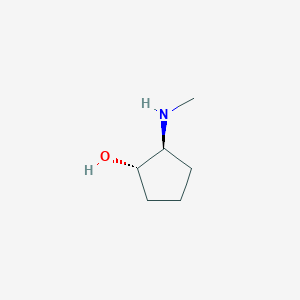 molecular formula C6H13NO B3169066 (1S,2S)-2-(methylamino)cyclopentan-1-ol CAS No. 934415-73-3