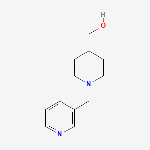 molecular formula C12H18N2O B3169104 [1-(吡啶-3-基甲基)哌啶-4-基]甲醇 CAS No. 934570-59-9