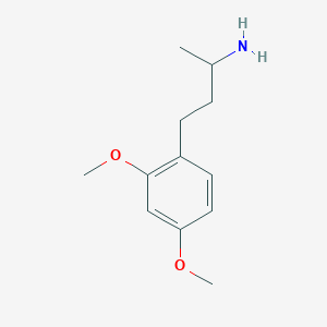 molecular formula C12H19NO2 B3169105 3-(2,4-Dimethoxy-phenyl)-1-methyl-propylamine CAS No. 93467-65-3
