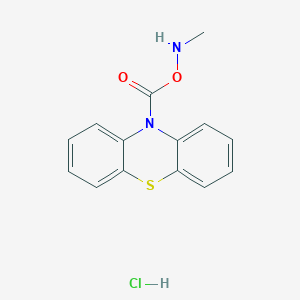 molecular formula C14H13ClN2O2S B3169132 甲基氨基吩噻嗪-10-羧酸盐；盐酸盐 CAS No. 934812-38-1