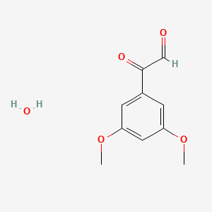 molecular formula C10H12O5 B3169174 3,5-二甲氧基苯基乙二醛水合物 CAS No. 93506-72-0