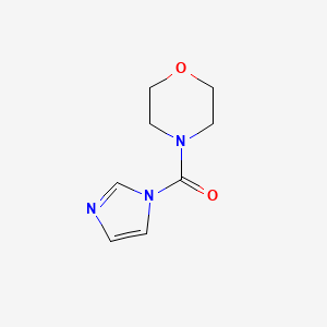 molecular formula C8H11N3O2 B3169224 4-(1H-imidazole-1-carbonyl)morpholine CAS No. 93605-74-4
