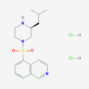 molecular formula C17H25Cl2N3O2S B3169235 (S)-5-(3-异丁基-哌嗪-1-磺酰基)-异喹啉二盐酸盐 CAS No. 936233-01-1