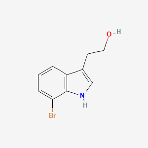molecular formula C10H10BrNO B3169249 1H-Indole-3-ethanol, 7-bromo- CAS No. 936252-65-2