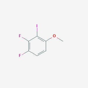molecular formula C7H5F2IO B3169263 1,2-Difluoro-3-iodo-4-methoxybenzene CAS No. 936498-08-7
