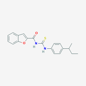 N-{[4-(butan-2-yl)phenyl]carbamothioyl}-1-benzofuran-2-carboxamide