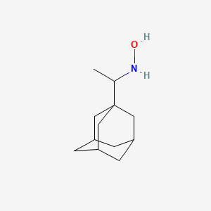 molecular formula C12H21NO B3169667 N-(1-(adamantan-1-yl)ethyl)hydroxylamine CAS No. 937650-35-6