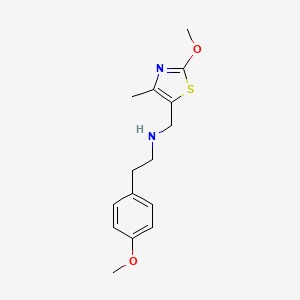 N-[(2-Methoxy-4-methyl-1,3-thiazol-5-yl)methyl]-2-(4-methoxyphenyl)ethanamine hydrochloride