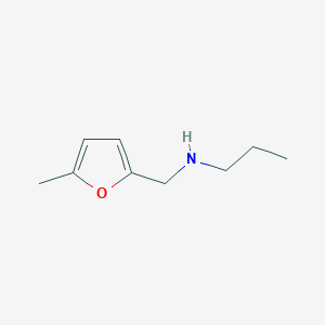 molecular formula C9H15NO B3169695 [(5-Methylfuran-2-yl)methyl](propyl)amine CAS No. 937657-13-1