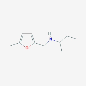 molecular formula C10H17NO B3169697 (丁烷-2-基)[(5-甲基呋喃-2-基)甲基]胺 CAS No. 937657-16-4