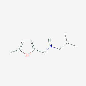 molecular formula C10H17NO B3169714 [(5-甲基呋喃-2-基)甲基](2-甲基丙基)胺 CAS No. 937664-05-6