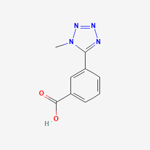 molecular formula C9H8N4O2 B3169741 3-(1-methyl-1H-1,2,3,4-tetrazol-5-yl)benzoic acid CAS No. 937671-35-7