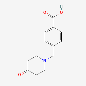 4-((4-Oxopiperidin-1-yl)methyl)benzoic acid