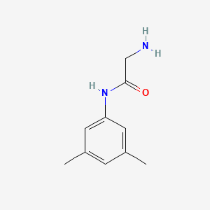 molecular formula C10H14N2O B3169915 N-(3,5-dimethylphenyl)glycinamide CAS No. 938337-14-5