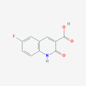 molecular formula C10H6FNO3 B3169943 6-Fluoro-2-oxo-1,2-dihydroquinoline-3-carboxylic acid CAS No. 938378-09-7