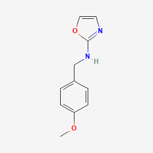 molecular formula C11H12N2O2 B3169998 N-(4-Methoxybenzyl)oxazol-2-amine CAS No. 939755-48-3