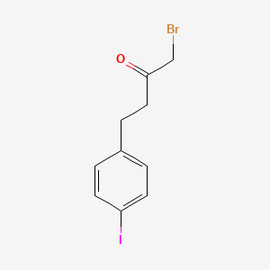 molecular formula C10H10BrIO B3170048 1-溴-4-(4-碘苯基)丁-2-酮 CAS No. 939825-20-4