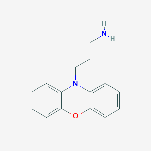 molecular formula C15H16N2O B3170056 10-(3-Aminopropyl)-10H-phenoxazine CAS No. 93988-03-5