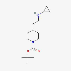 molecular formula C15H28N2O2 B3170077 tert-Butyl 4-(2-(cyclopropylamino)ethyl)piperidine-1-carboxylate CAS No. 940078-03-5