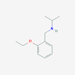 molecular formula C12H19NO B3170080 [(2-Ethoxyphenyl)methyl](propan-2-yl)amine CAS No. 940196-23-6