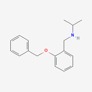 {[2-(Benzyloxy)phenyl]methyl}(propan-2-yl)amine