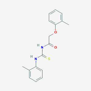 2-(2-methylphenoxy)-N-[(2-methylphenyl)carbamothioyl]acetamide