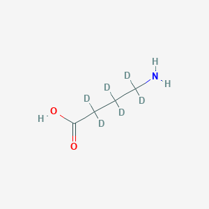 molecular formula C4H9NO2 B031702 4-氨基丁酸-2,2,3,3,4,4-d6 CAS No. 70607-85-1