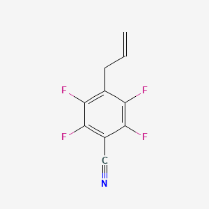 molecular formula C10H5F4N B3170265 4-Allyl-2,3,5,6-tetrafluorobenzonitrile CAS No. 94220-31-2