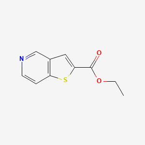 molecular formula C10H9NO2S B3170266 Ethyl thieno[3,2-c]pyridine-2-carboxylate CAS No. 94226-16-1