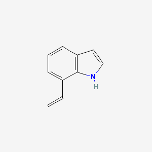 molecular formula C10H9N B3170302 1H-Indole, 7-ethenyl- CAS No. 94239-08-4