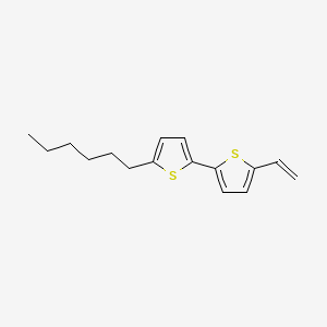 molecular formula C16H20S2 B3170310 5-Hexyl-5'-vinyl-2,2'-bithiophene CAS No. 942435-50-9