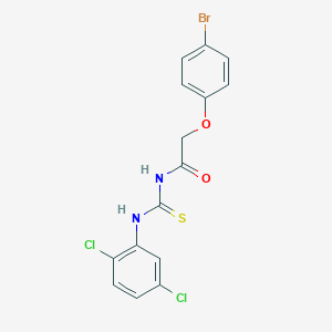 2-(4-bromophenoxy)-N-[(2,5-dichlorophenyl)carbamothioyl]acetamide