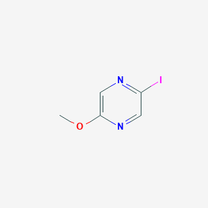 molecular formula C5H5IN2O B3170356 2-碘-5-甲氧基吡嗪 CAS No. 942624-06-8