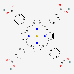 molecular formula C48H28N4O8Pt B3170374 Pt(ii) meso-四(4-羧基苯基)卟啉 CAS No. 94288-45-6