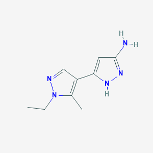 1'-ethyl-5'-methyl-1'H,2H-3,4'-bipyrazol-5-amine