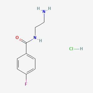 N-(2-aminoethyl)-4-fluorobenzamide hydrochloride