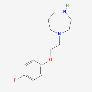 1-[2-(4-Fluorophenoxy)ethyl]-1,4-diazepane