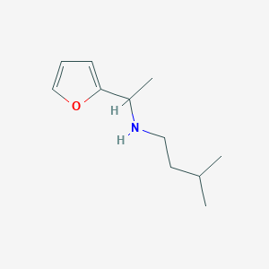N-[1-(2-furyl)ethyl]-N-(3-methylbutyl)amine
