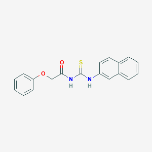 molecular formula C19H16N2O2S B317052 N-(naphthalen-2-ylcarbamothioyl)-2-phenoxyacetamide 