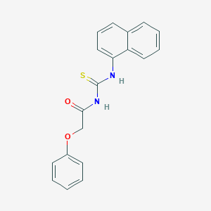 molecular formula C19H16N2O2S B317053 N-(naphthalen-1-ylcarbamothioyl)-2-phenoxyacetamide 