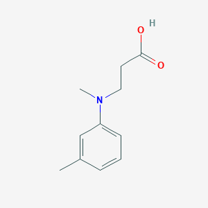 molecular formula C11H15NO2 B3170587 3-(Methyl-m-tolyl-amino)-propionic acid CAS No. 944887-18-7